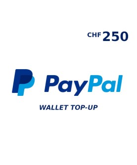 PayPal Wallet CHF 250 Top Up Key GLOBAL